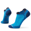 Smartwool, Run Zero Cushion Low Ankle Socks, Men, Laguna Blue (J96)