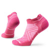 Smartwool, Run Zero Cushion Low Ankle Socks, Women, Power Pink