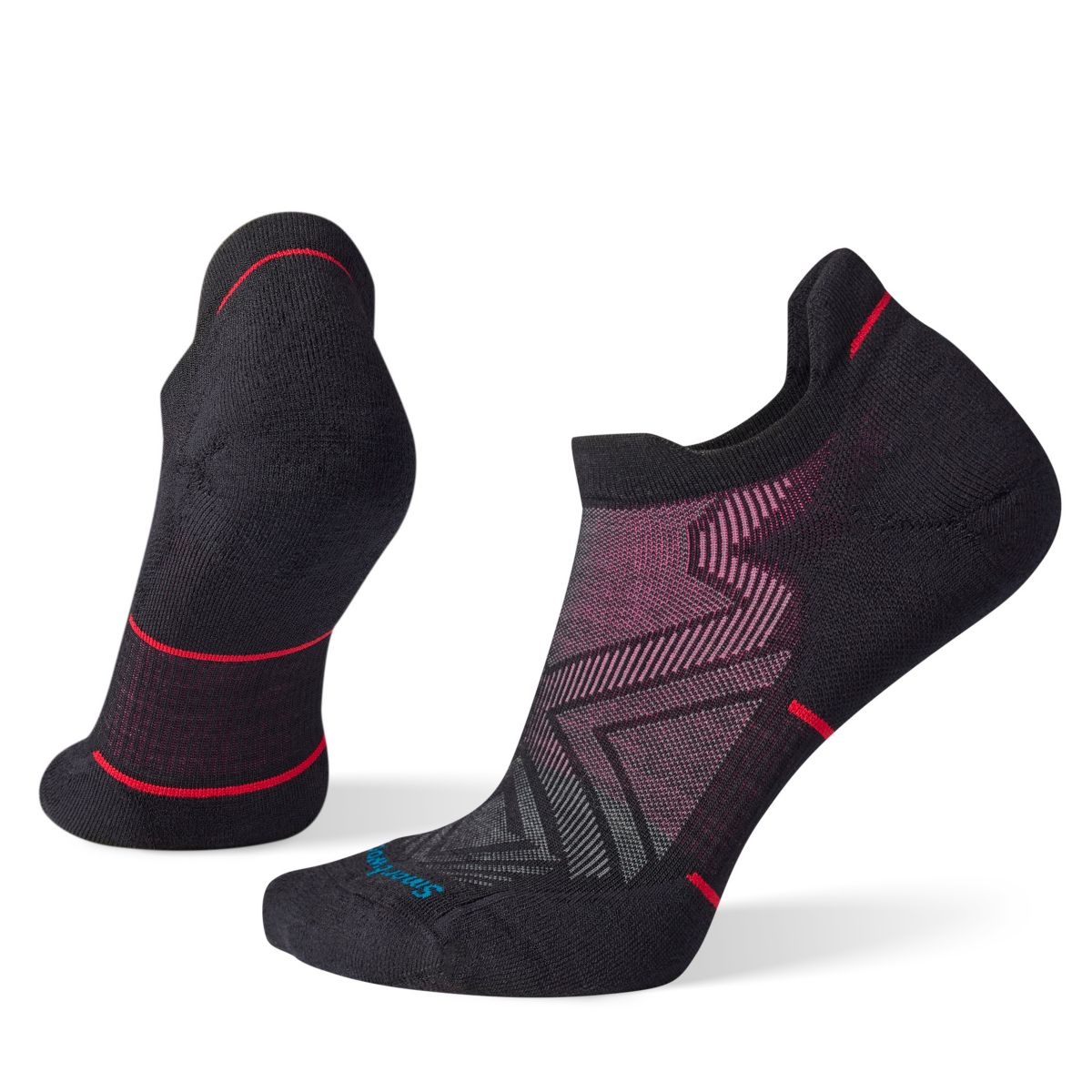 Smartwool, Run Targeted Cushion Low Ankle Socks, Women, Black