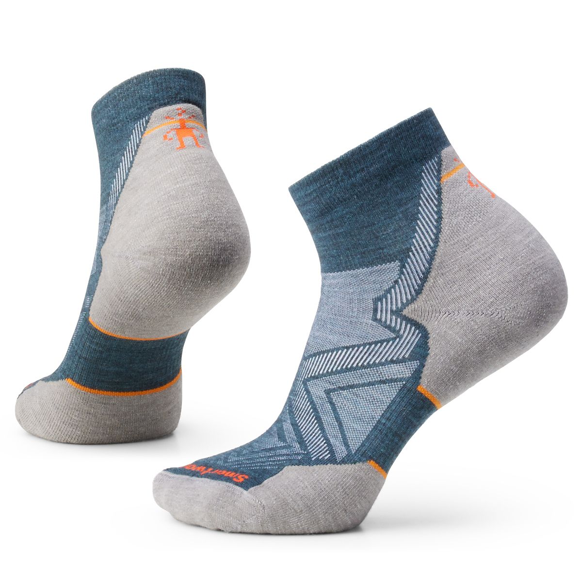 Smartwool, Run Targeted Cushion Ankle Socks, Women, Twilight Blue (G74)