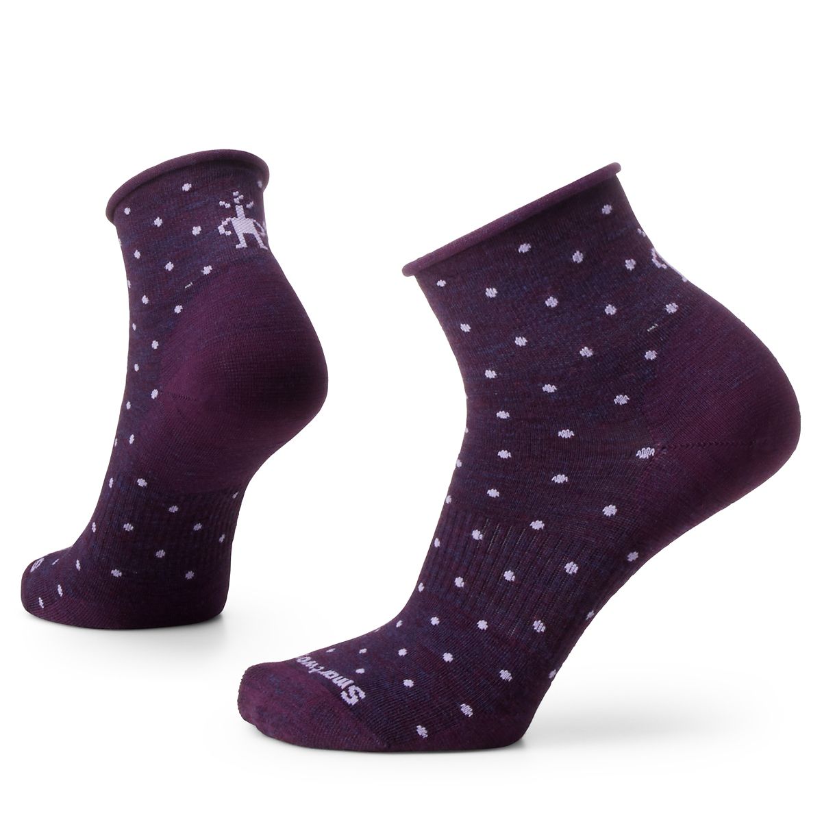 Smartwool, Everyday Classic Dot Ankle Sock, Women, Purple Iris (L90)