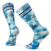 Smartwool, Snowboard Targeted Cushion Logo Over The Calf Socks, Men, Deep Navy Pattern (092)