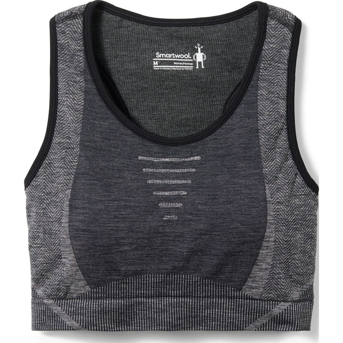 Smartwool, Intraknit™ Racerback Bra, Women, Black Heather