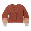 Smartwool, Cozy Lodge Cropped Cardigan Sweater, Women, Pecan Brown