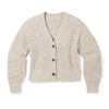 Smartwool, Cozy Lodge Cropped Cardigan Sweater, Women, Oat Heather