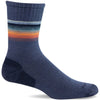 Sockwell, Plantar Cush Crew II, Unisex, Denim