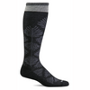 Sockwell, Full Floral OTC (Wide Calf Fit), Women, Black