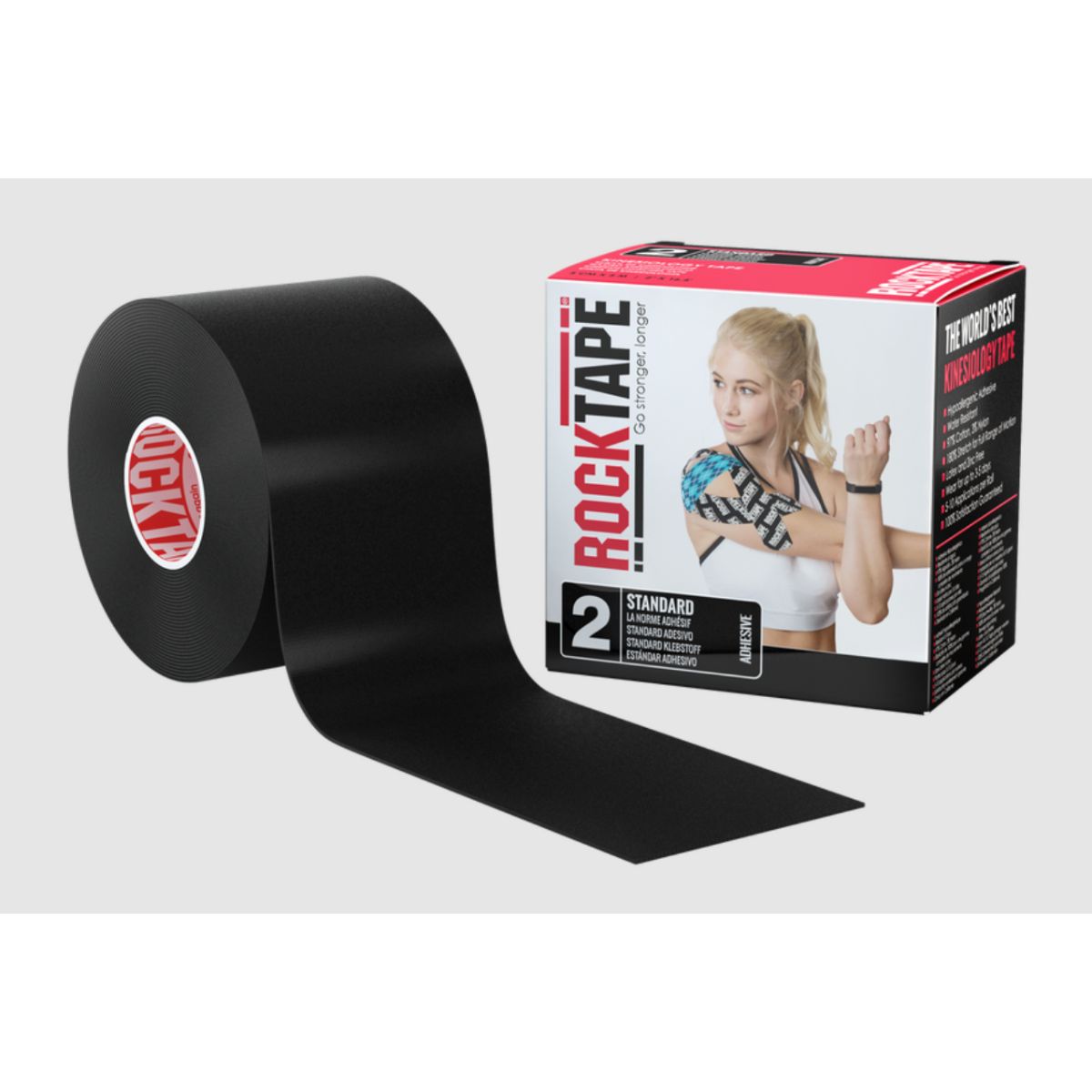 RockTape, Standard Roll, Unisex, Black