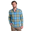 Toad&Co, Airsmyth Long Sleeve Shirt, Men's, Blue Jay Scale