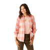 Carve Designs, Fairbanks Supersoft Shirt, Women's, Lt. Henna Check