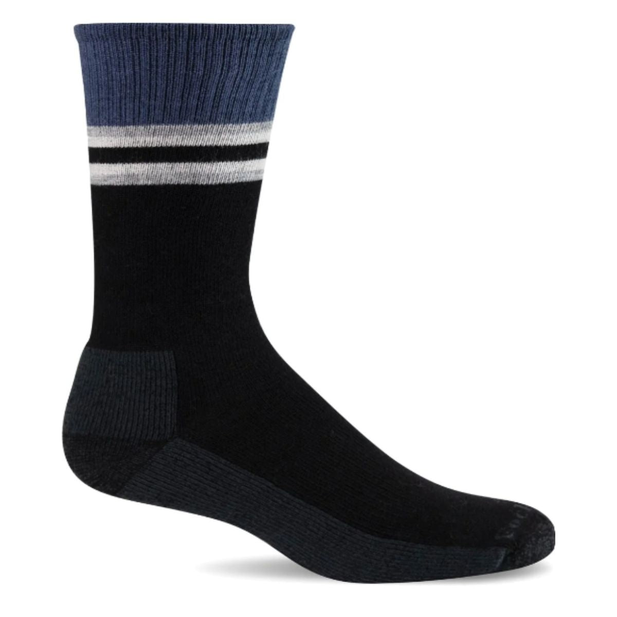 Sockwell, Canyon III Essential Comfort Socks, Men, BLack