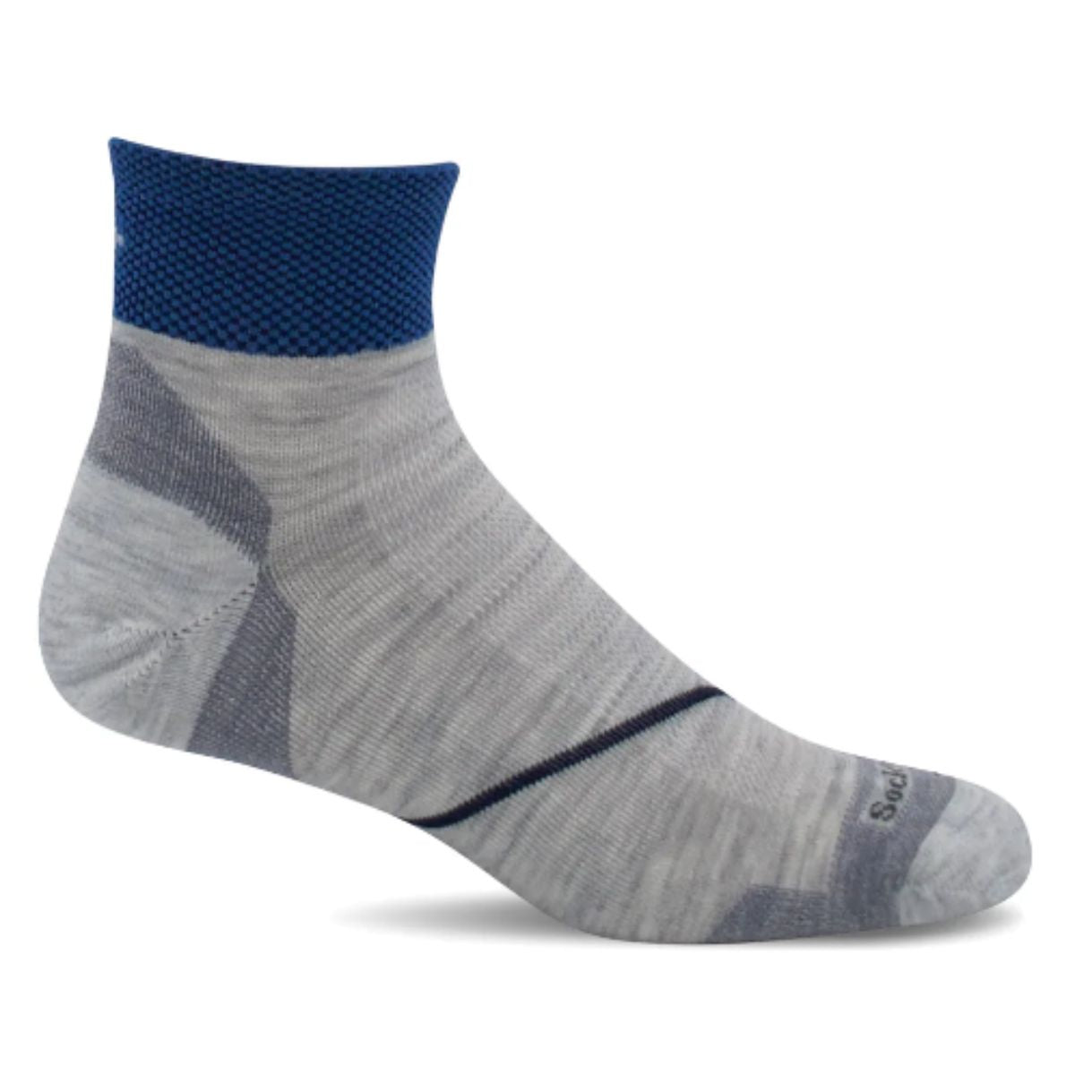 Sockwell, Pulse Quarter Sock, Men's, Ash