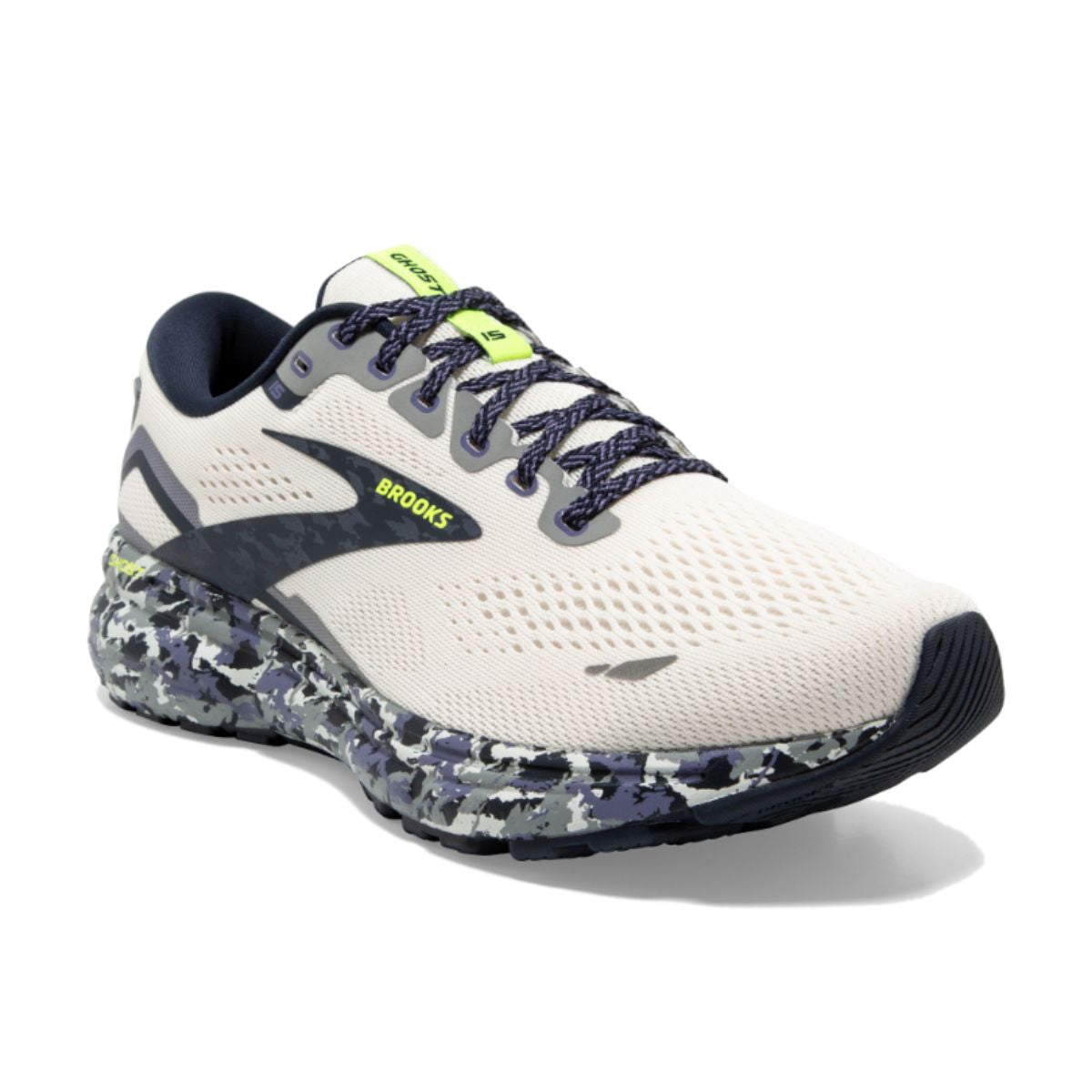 Brooks, Ghost 15, Men's, WhisperWhite/Eclipse/Nightlife