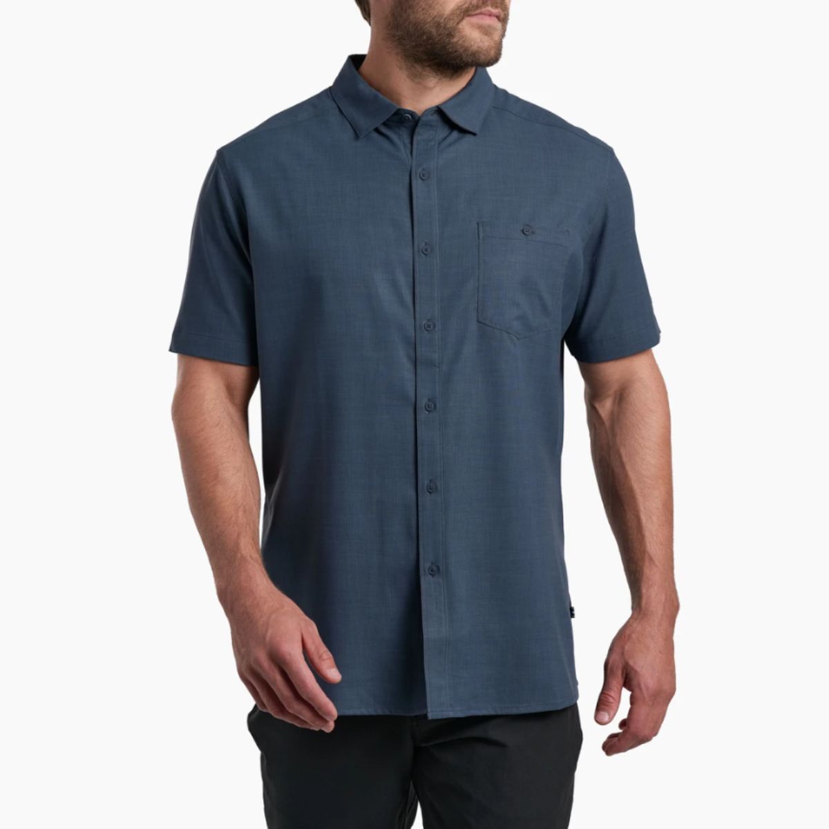 KÜHL, Persuadr Short Sleeve, Men's, Night Blue