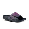 OOFOS, OOahh Sport Flex Sandal, Men's, Black Tidal