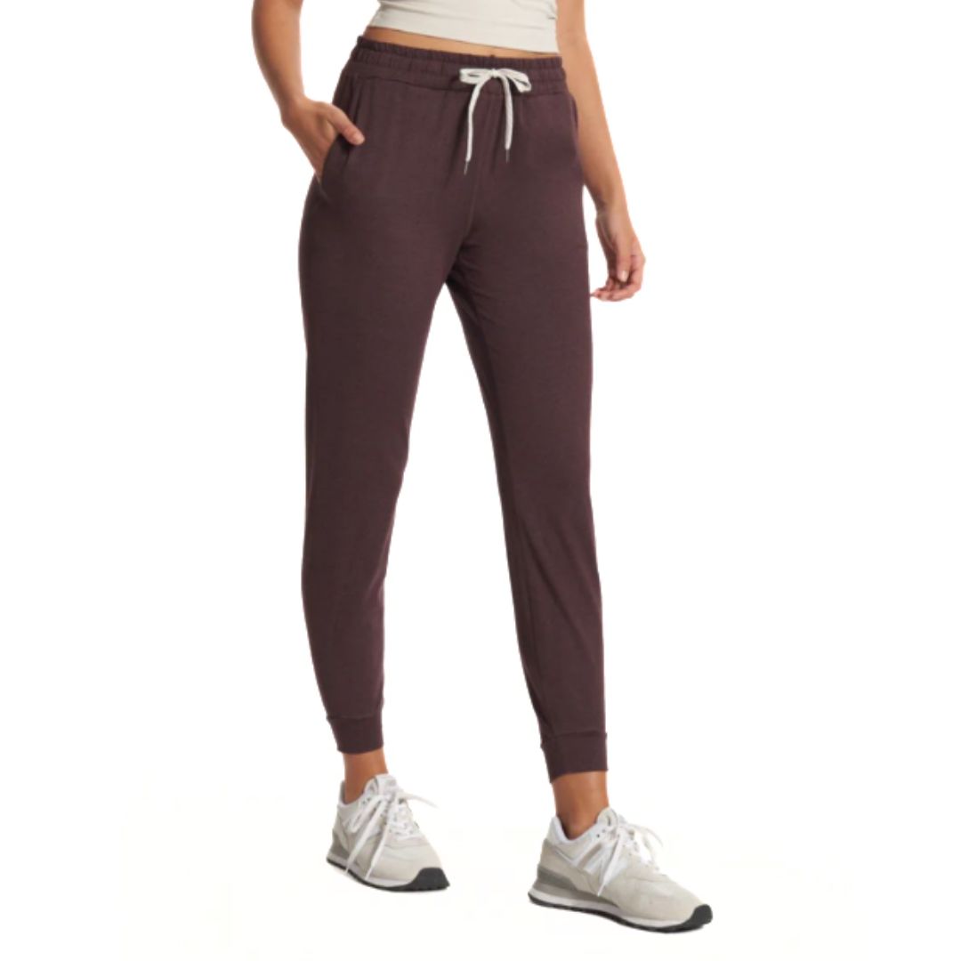 Vuori, Performance Jogger - Long, Women, Mahogany Heather (HMH)