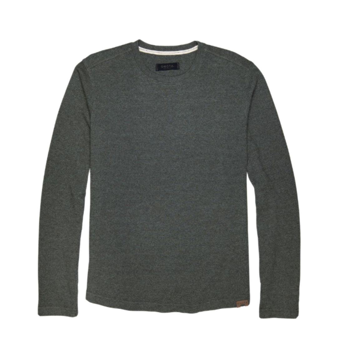 Dkota Grizzly, Lewis Long Sleeve Crew, Men, Cilantro