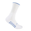 Thorlos, Light Cushion Crew Pickleball Sock, Unisex, White