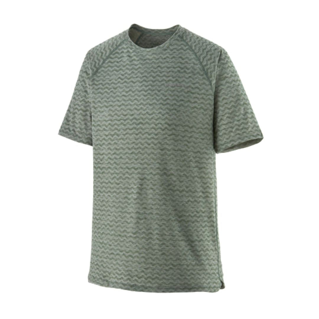 Patagonia, Ridge Flow Running Shirt, Men, Hemlock Green (HMKG)