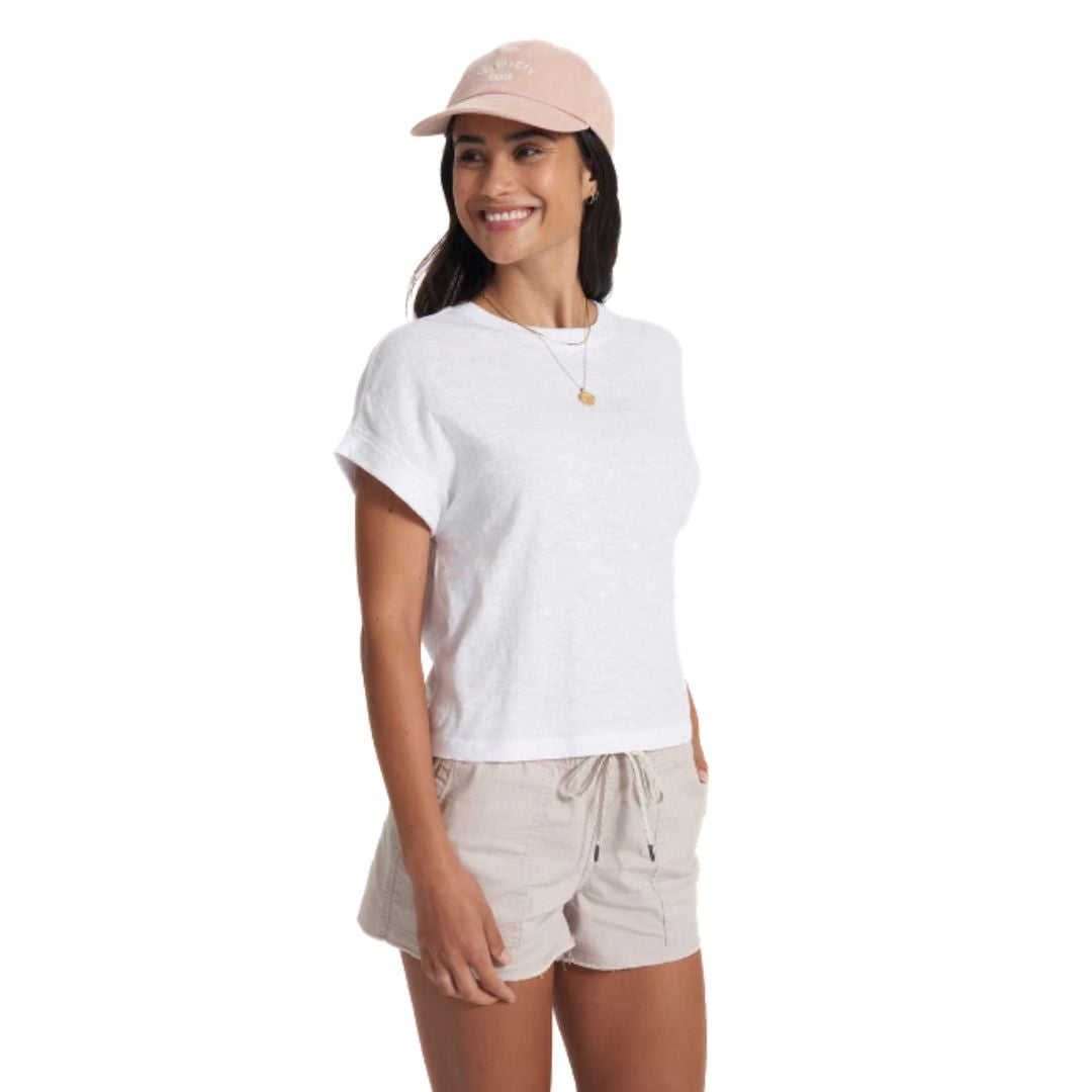 Vuori, Sunset Easy Tee, Women, White