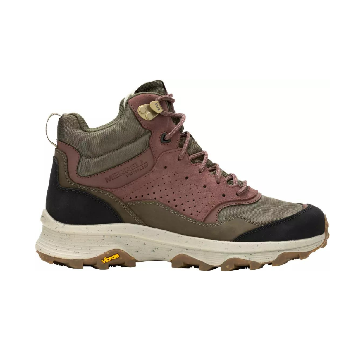 Merrell, Speed Solo Mid Waterproof, Men, Olive/Marron