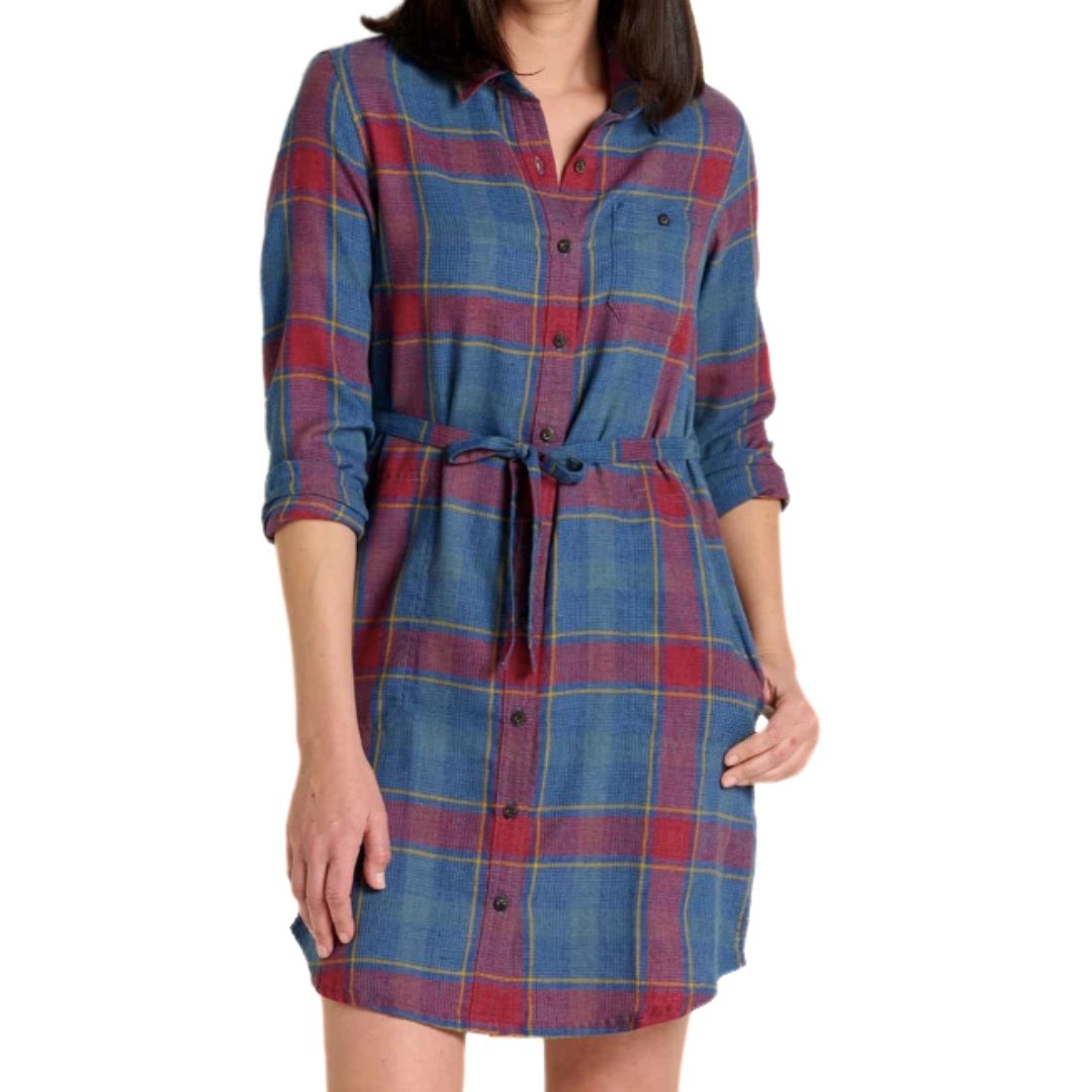 Re-Form Flannel Shirtdress