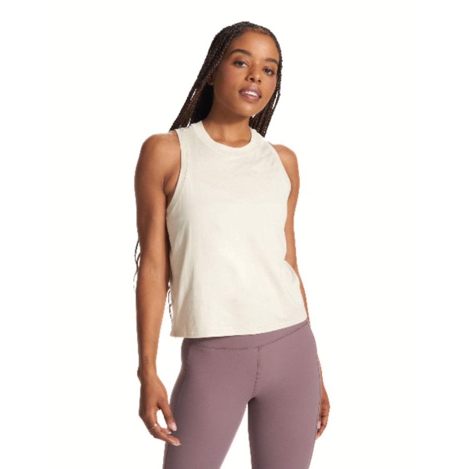 Vuori, Energy Top, Women,  Bone Heather 