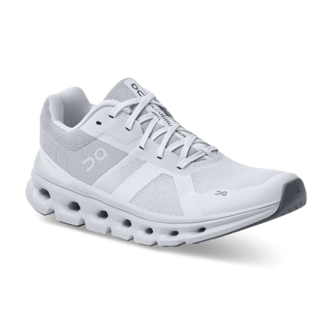 On, Cloudrunner Wide, Women, White/Frost