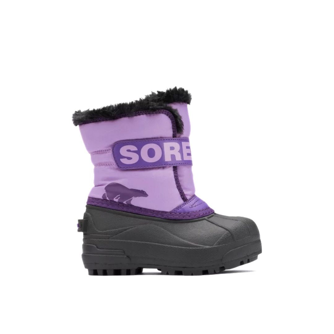 Sorel, Snow Commander Boot ,Kids, Grumdrop/Purple Violet (514)