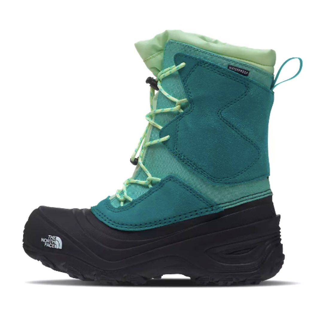 The North Face, Alpenglow V Waterproof, Kids, Harbor Blue Patina Green (9X2)