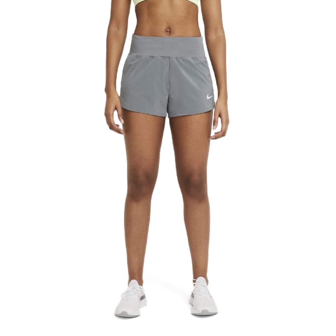 Nike, Eclipse 3" Running Shorts, Women, Smokey Grey