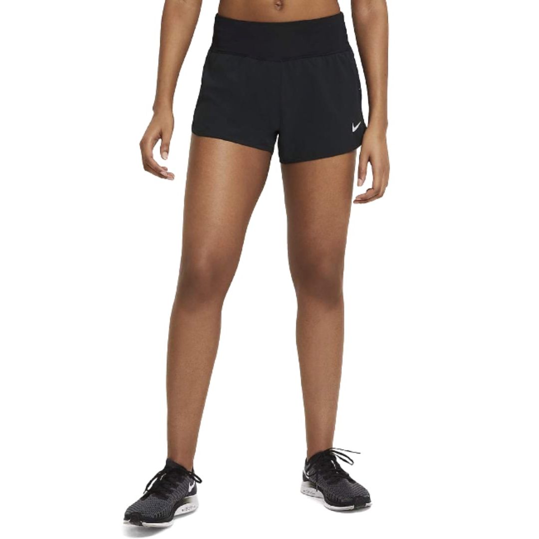 Nike, Eclipse 3" Running Shorts, Women, Black