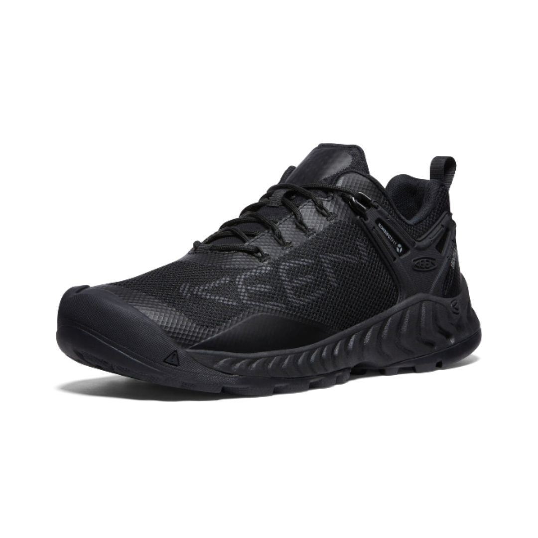 KEEN, NXIS EVO Waterproof Shoe, Men, Triple Black