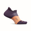 Feetures | Merino 10 Cushion No Show Tab | Men | Spicy Plum