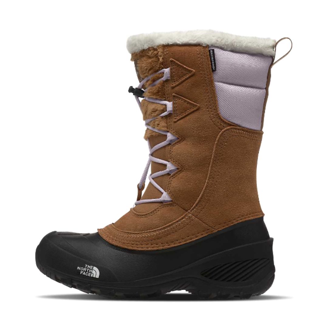 The North Face, Shellista Lace IV Boots, Kids, Toasted Brown Lavender Fog