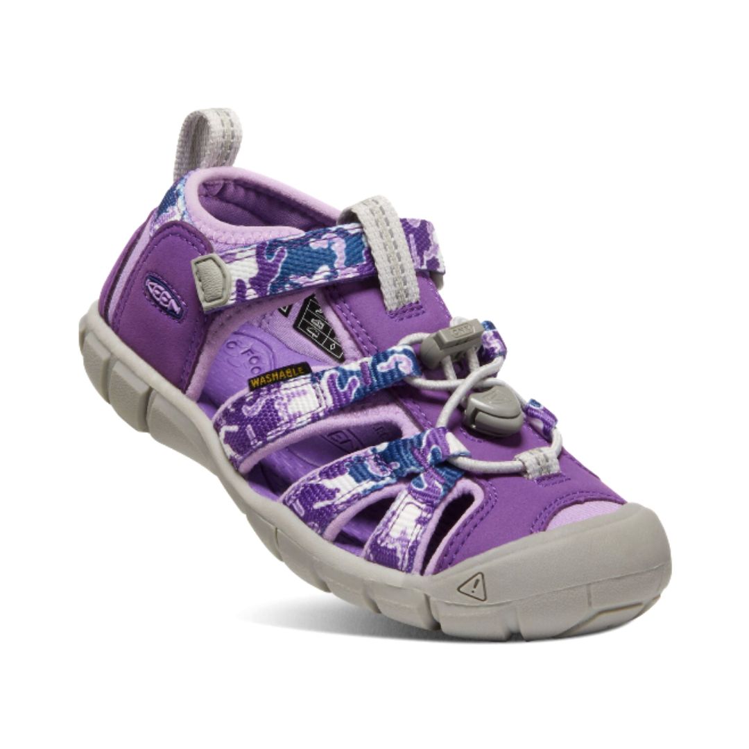 Keen, Seacamp II CNX, Kids, Camo/Tillandsia Purple