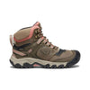 KEEN, Ridge Flex Mid Waterproof Boot, Women, Timberwolf/Brick Dust