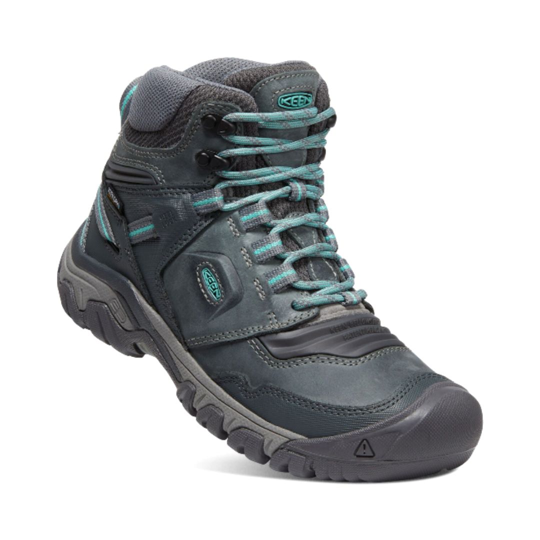 KEEN, Ridge Flex Mid Waterproof Boot, Women, Steel Grey/ Porcelain