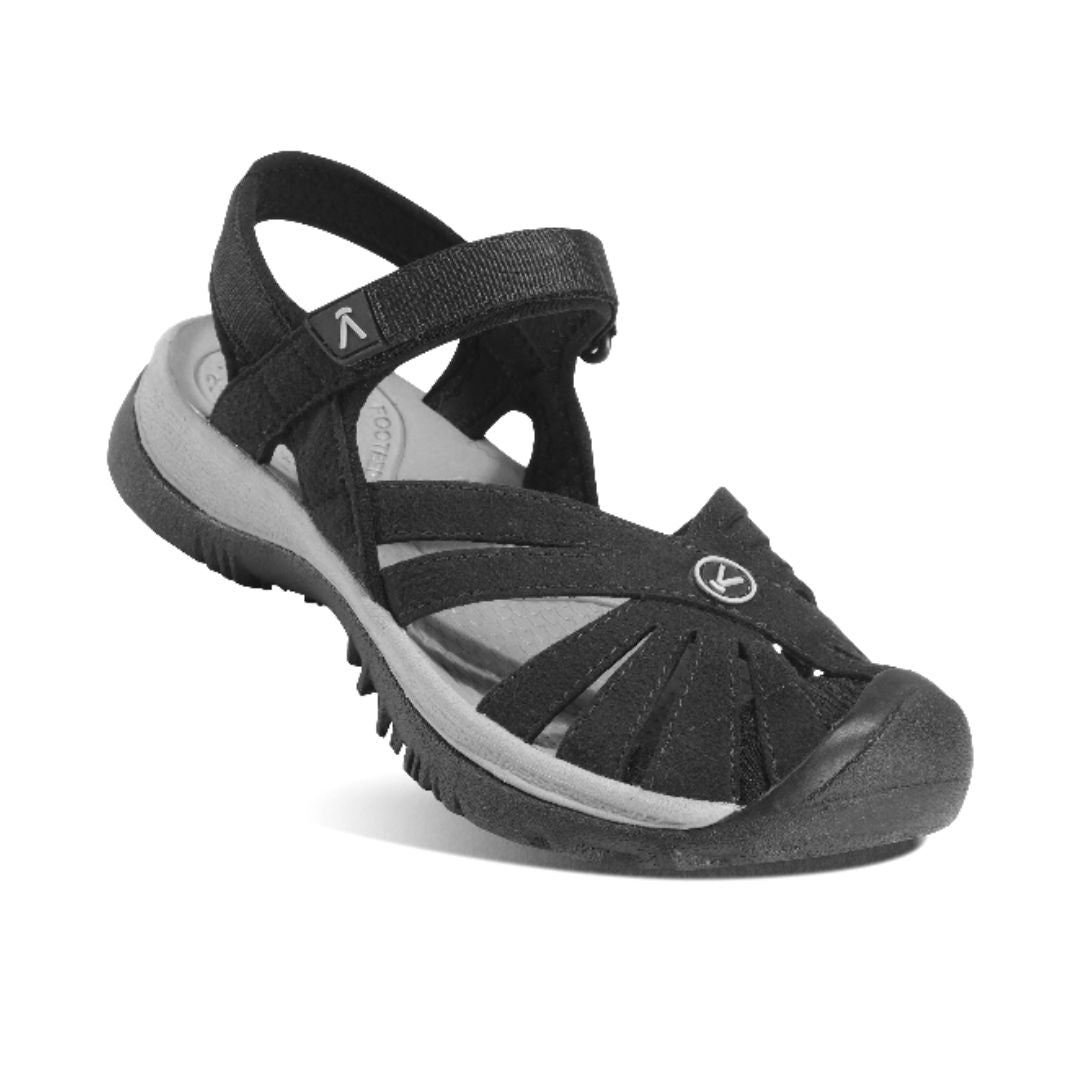 KEEN, Rose Sandal, Women, Black/Neutral Grey