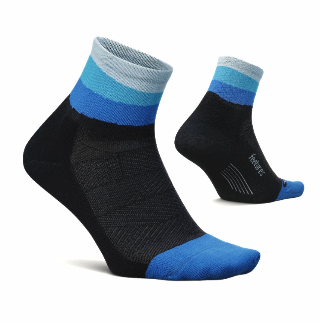 Feetures, Elite Light Cushion Quarter, Unisex,  Oceanic Ascent