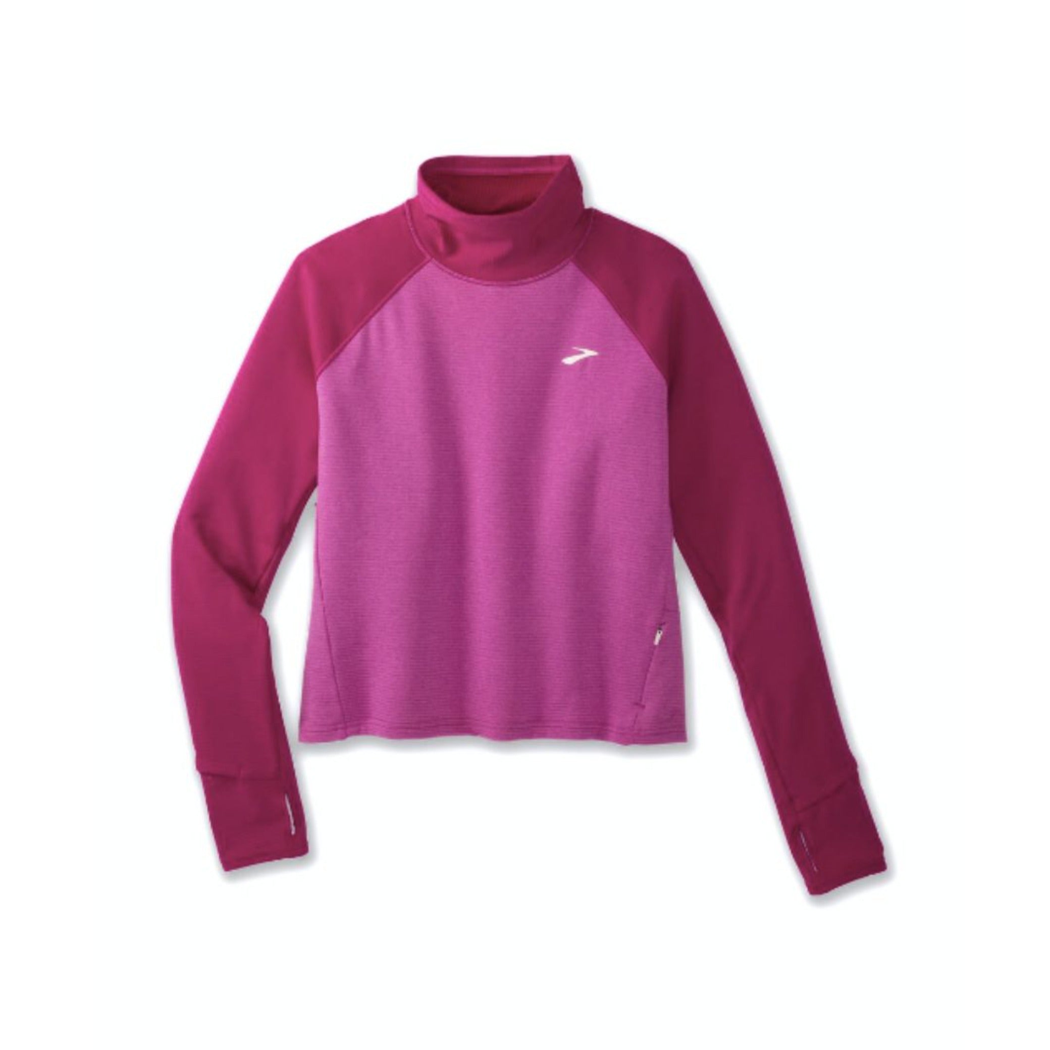 Brooks, Notch Thermal Long Sleeve 2.0, Women, Heather Frosted Mauve