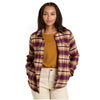 Toad & Co, Folk Yeah Shirt Jacket, Women, Blackberry (515)