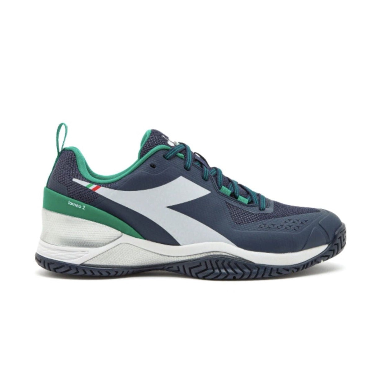 Diadora, Blushield Torneo 2 AG, Men, Blue Corsair/White 