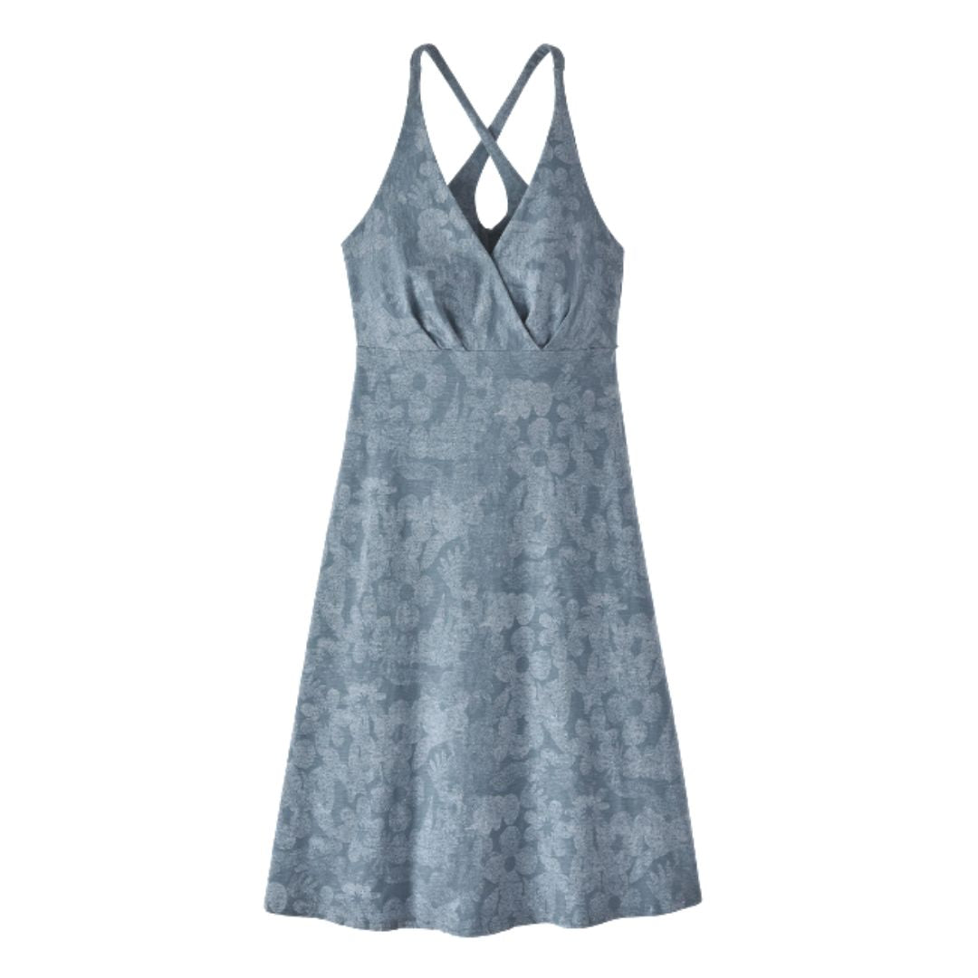 Patagonia, Amber Dawn Dress, Women's, Channeling Spring: Light Plume Grey