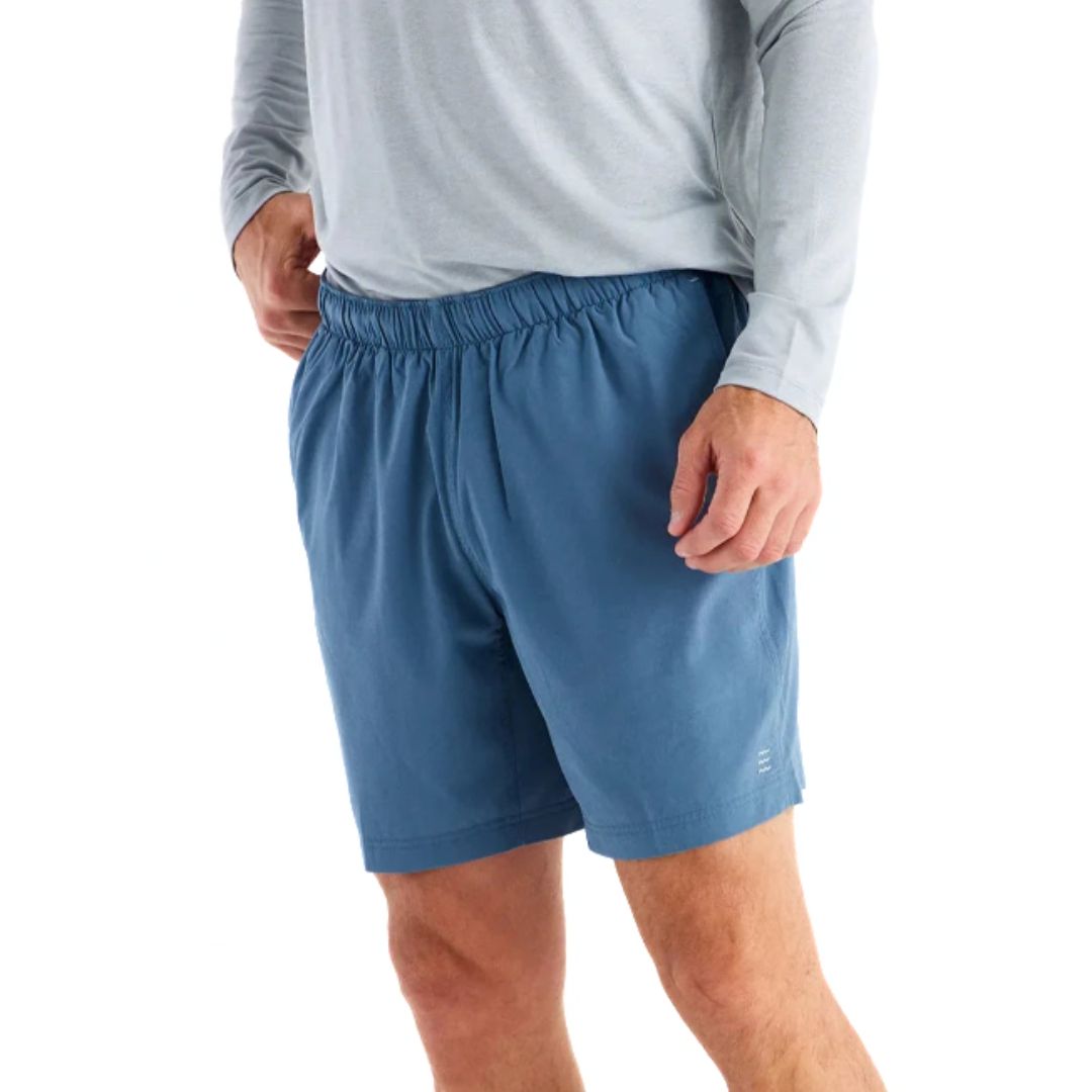 Free Fly, Lined Breeze Short (7" Inseam), Men, Pacific Blue