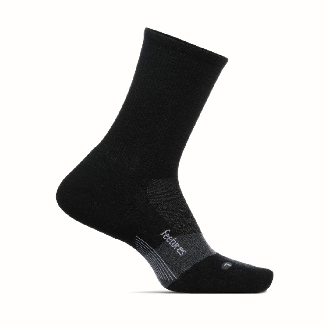 Feetures, Merino 10 Cushion Mini Crew, Men, Charcoal