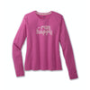 Brooks, Distance Long Sleeve 2.0, Women,  Heather Frosted Mauve