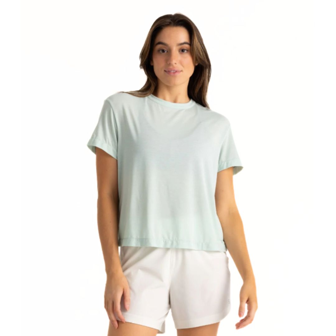 Free Fly, Elevate Lightweight Tee, Women's, Surf Spray