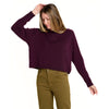 Toad & Co, Foxfern Crew Sweater, Women, Deep Mahogany (208)