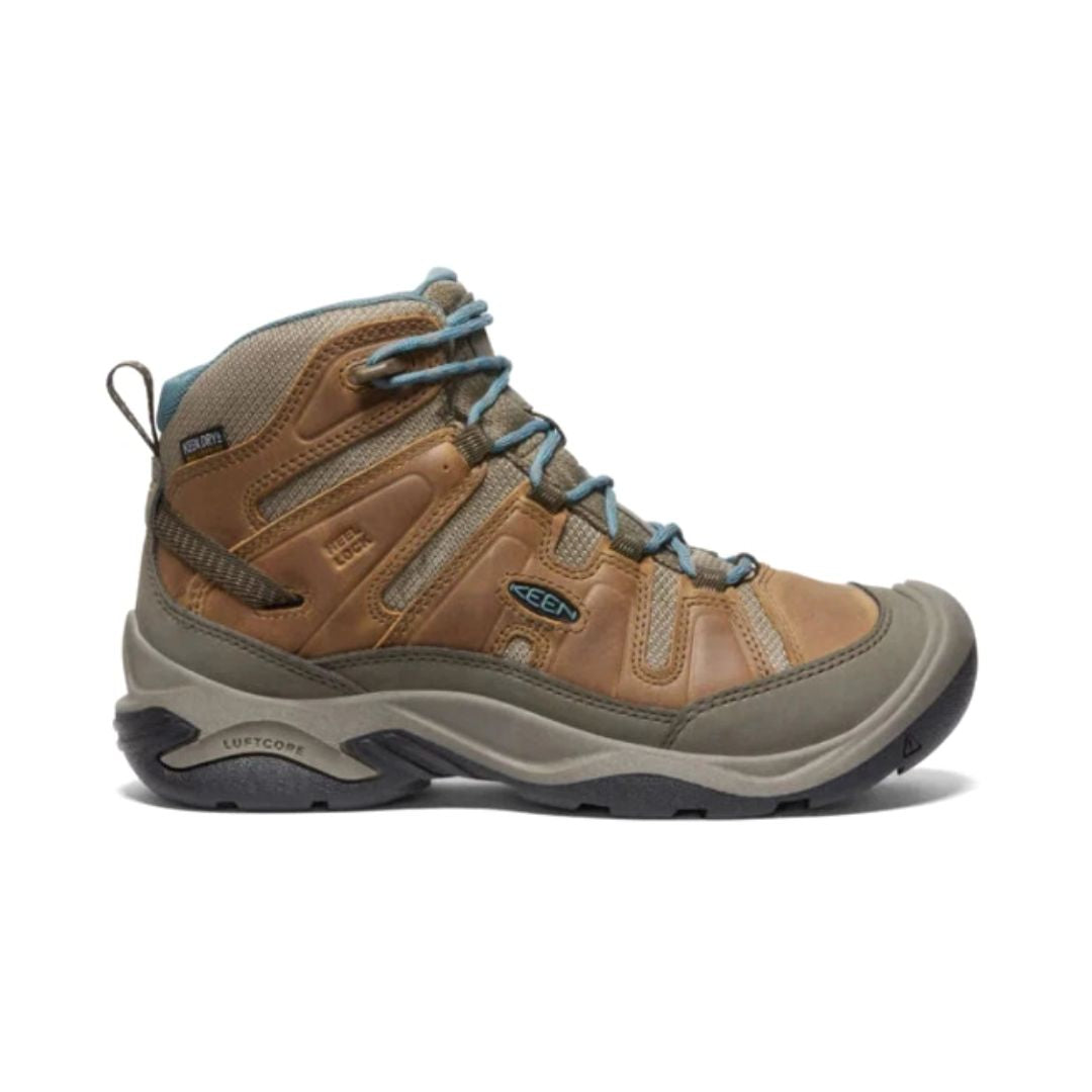 KEEN, Circadia Waterproof Boot Women, Toasted Coconut/ Porcelain